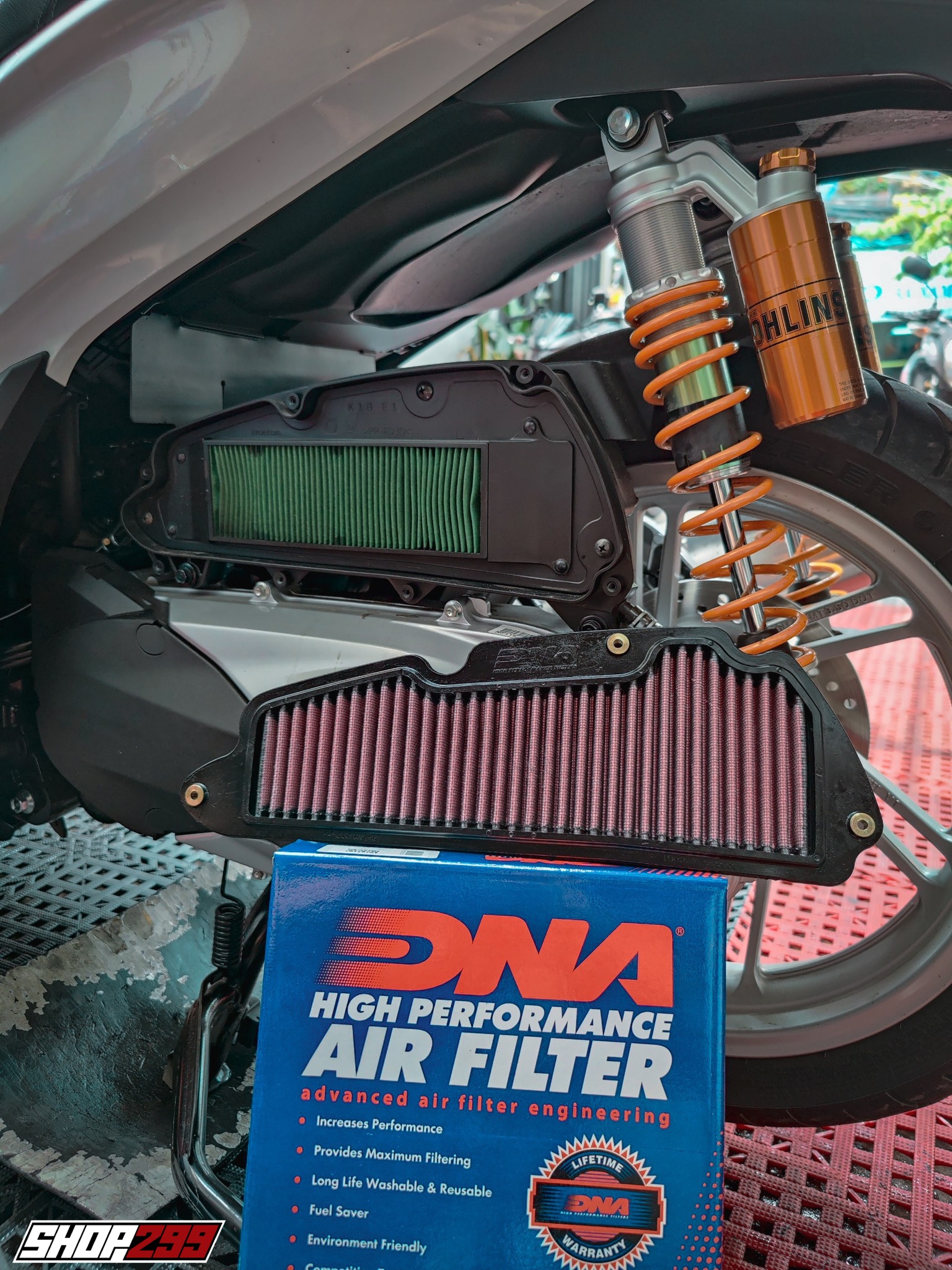 LỌC GIÓ DNA P-H35SC21-01 CHO HONDA SH350i / FORZA 350 LỌC GIÓ DNA P-H35SC21-01 CHO HONDA SH350i / FORZA 350