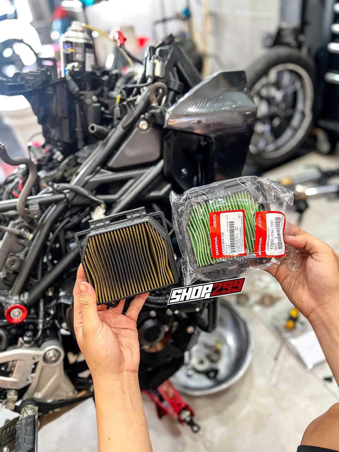 LỌC GIÓ HONDA CB300R / CB150R CHÍNH HÃNG LỌC GIÓ HONDA CB300R / CB150R CHÍNH HÃNG