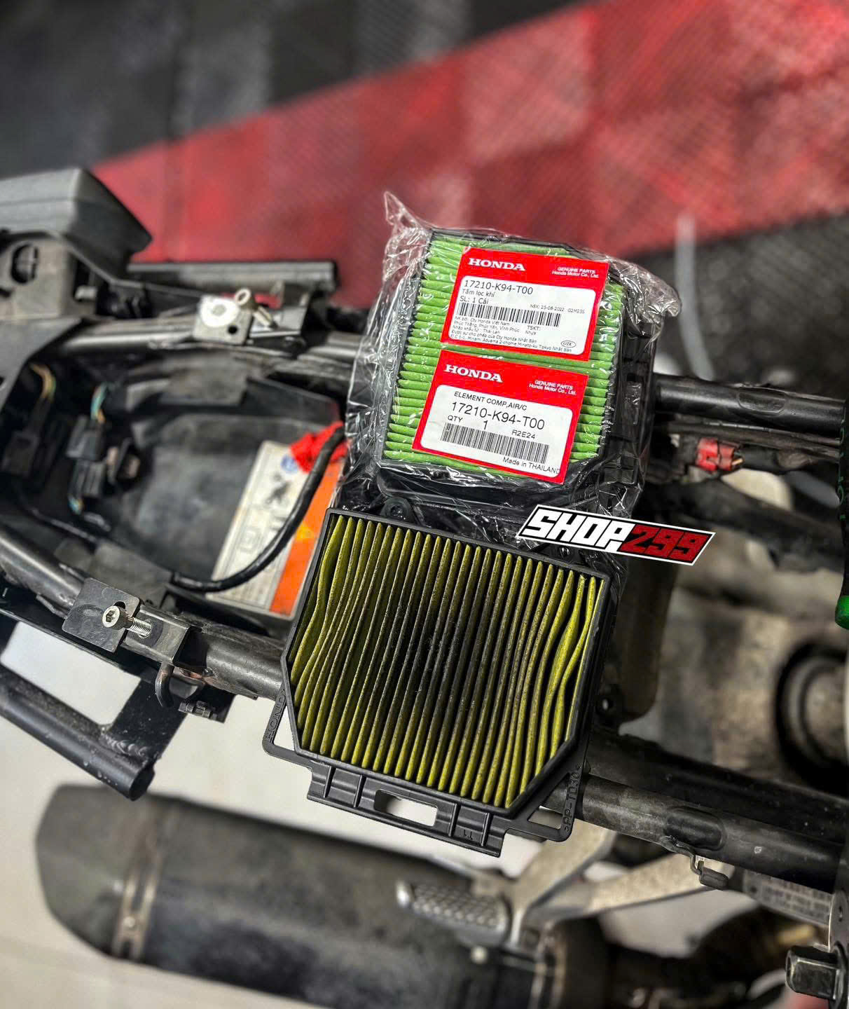 LỌC GIÓ HONDA CB300R / CB150R CHÍNH HÃNG LỌC GIÓ HONDA CB300R / CB150R CHÍNH HÃNG