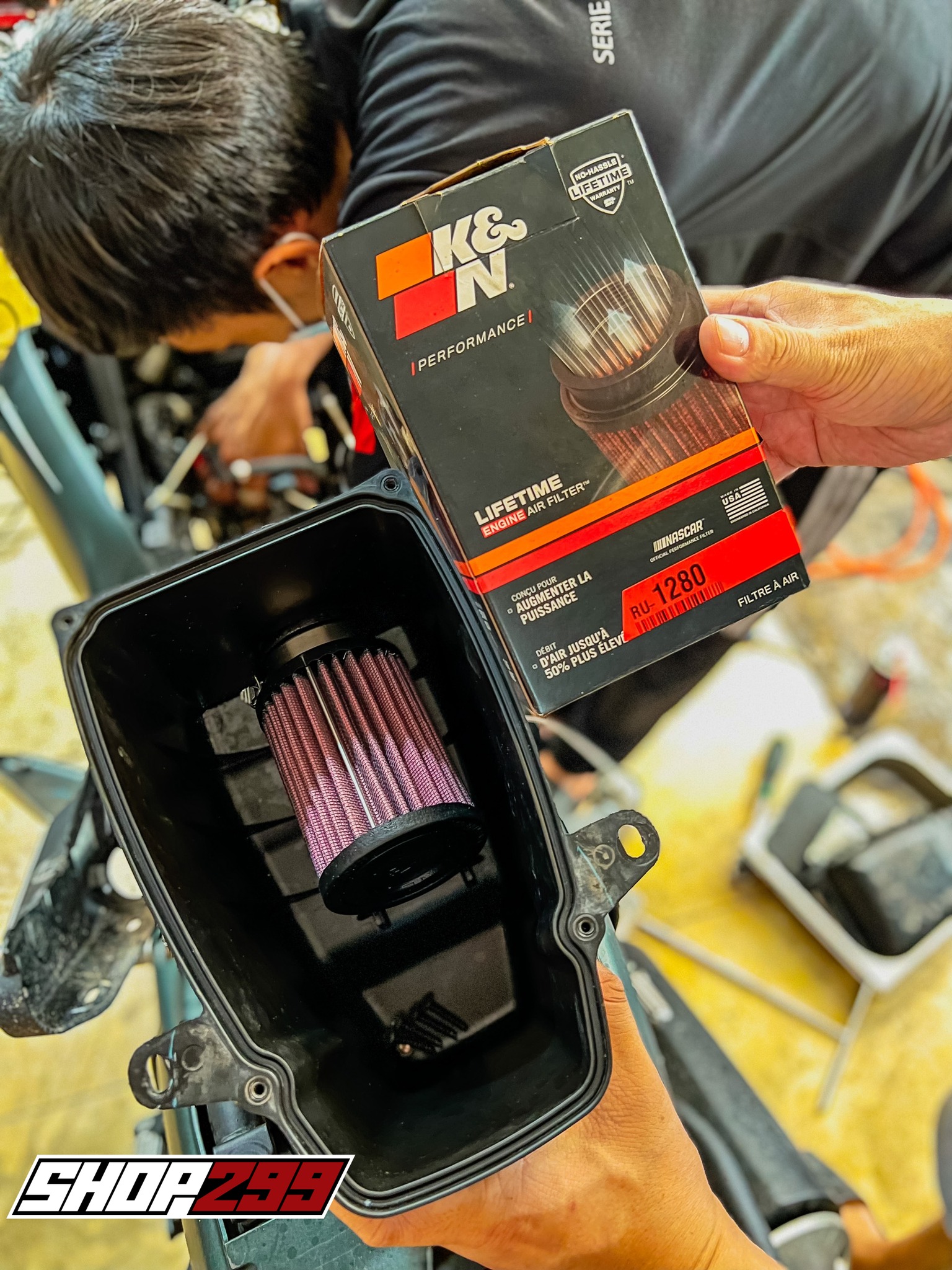 LỌC GIÓ TRỤ K&N RU-1280 CHÍNH HÃNG LỌC GIÓ TRỤ K&N RU-1280 CHÍNH HÃNG