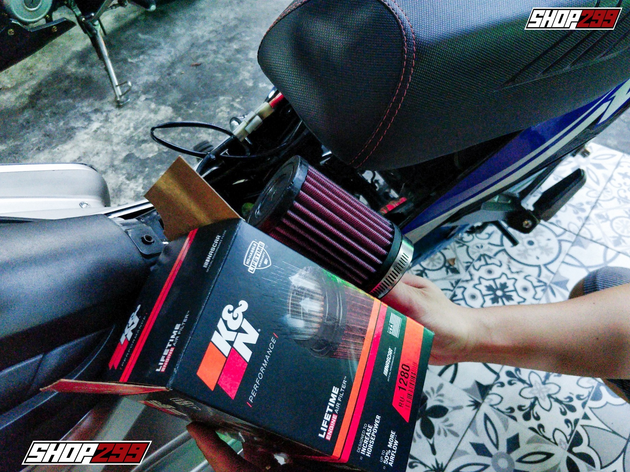 LỌC GIÓ TRỤ K&N RU-1280 CHÍNH HÃNG LỌC GIÓ TRỤ K&N RU-1280 CHÍNH HÃNG