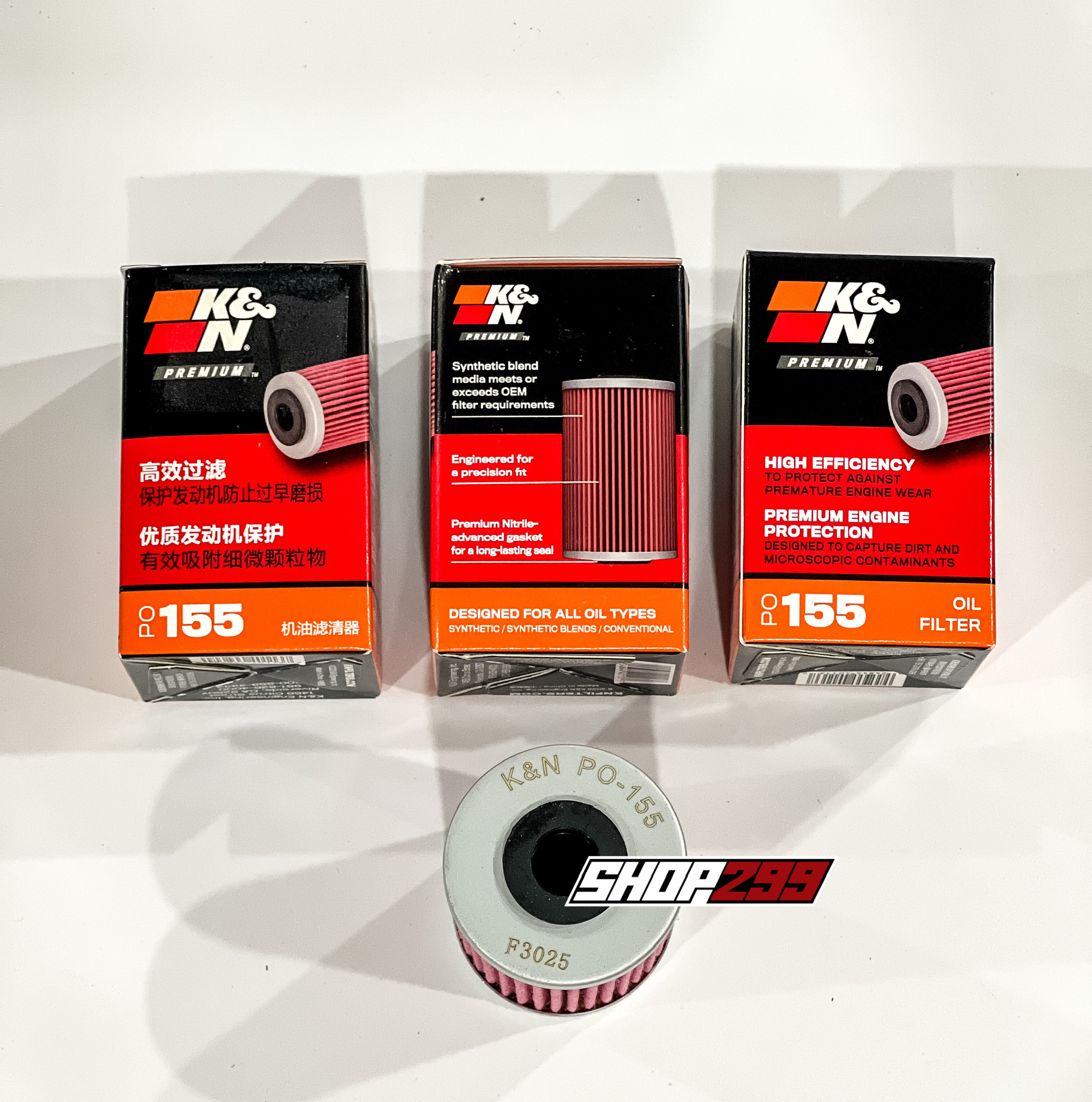 LỌC NHỚT K&N 155 LỌC NHỚT K&N 155