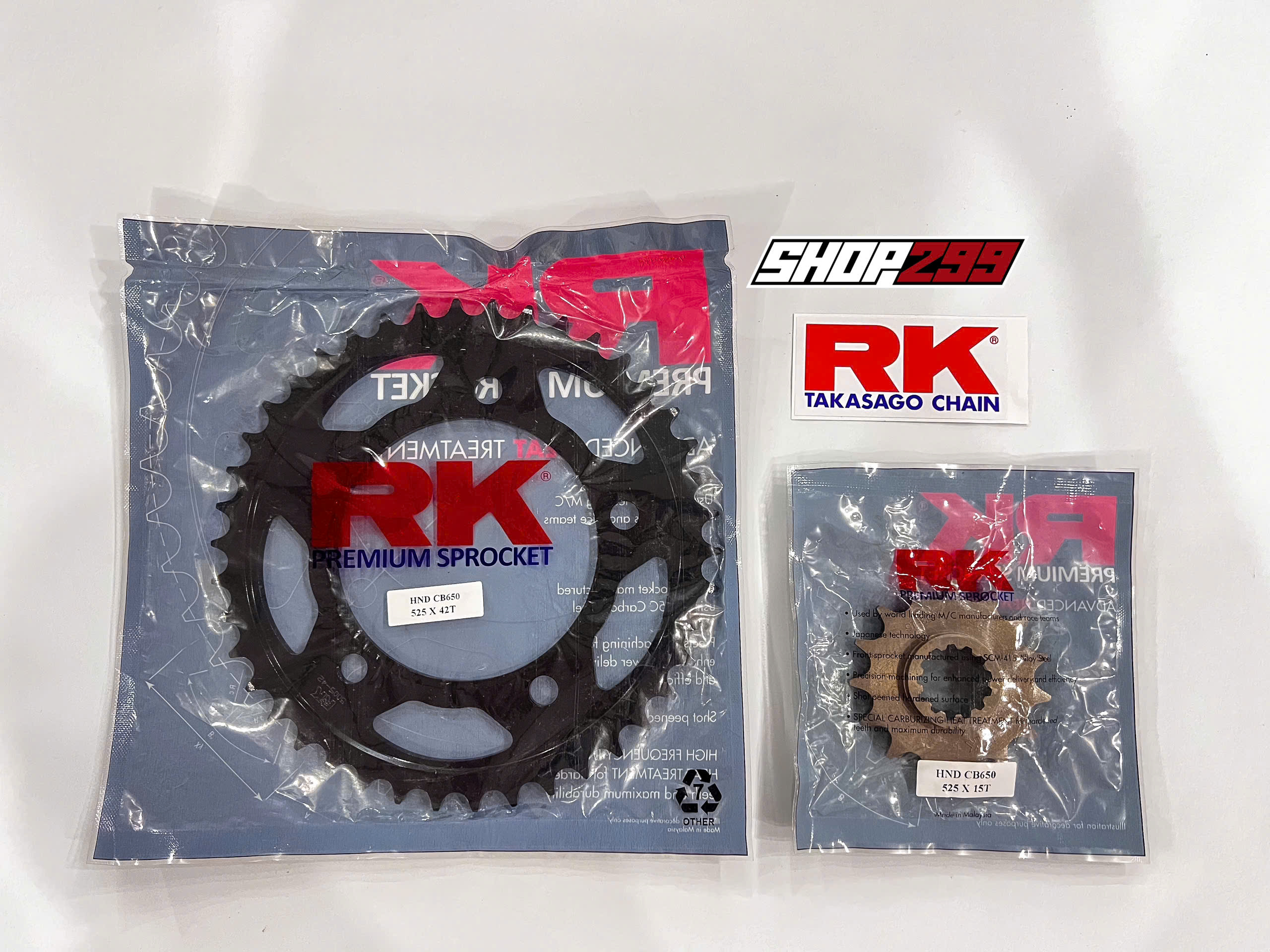 NHÔNG DĨA RK CHO HONDA CB650R NHÔNG DĨA RK CHO HONDA CB650R