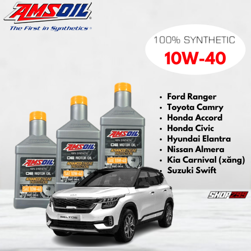 DẦU NHỚT TỔNG HỢP 100% NHẬP KHẨU MỸ AMSOIL OE 10W40 - 1 QUART (946ml) DẦU NHỚT TỔNG HỢP 100% NHẬP KHẨU MỸ AMSOIL OE 10W40 - 1 QUART (946ml)