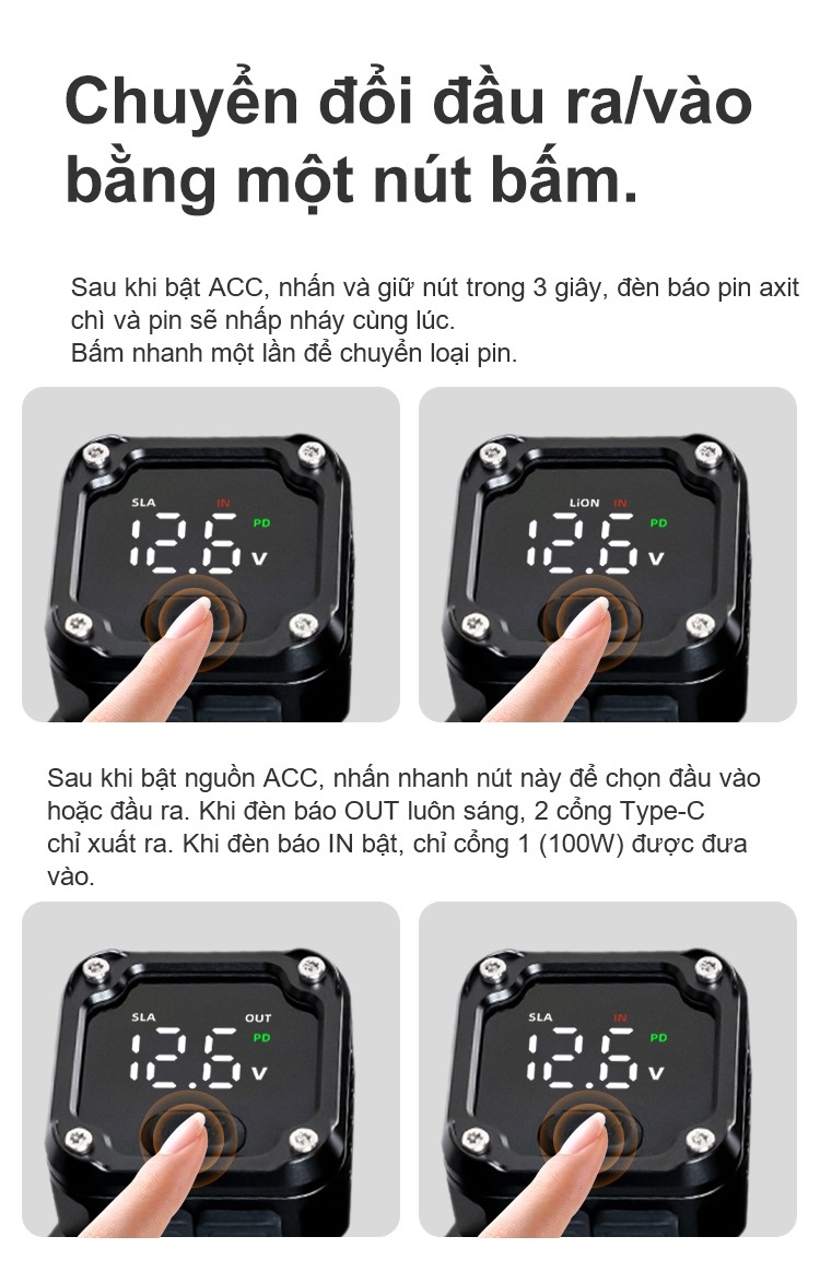 SẠC NHANH 2 CHIỀU LOBOO C36 SẠC NHANH 2 CHIỀU LOBOO C36