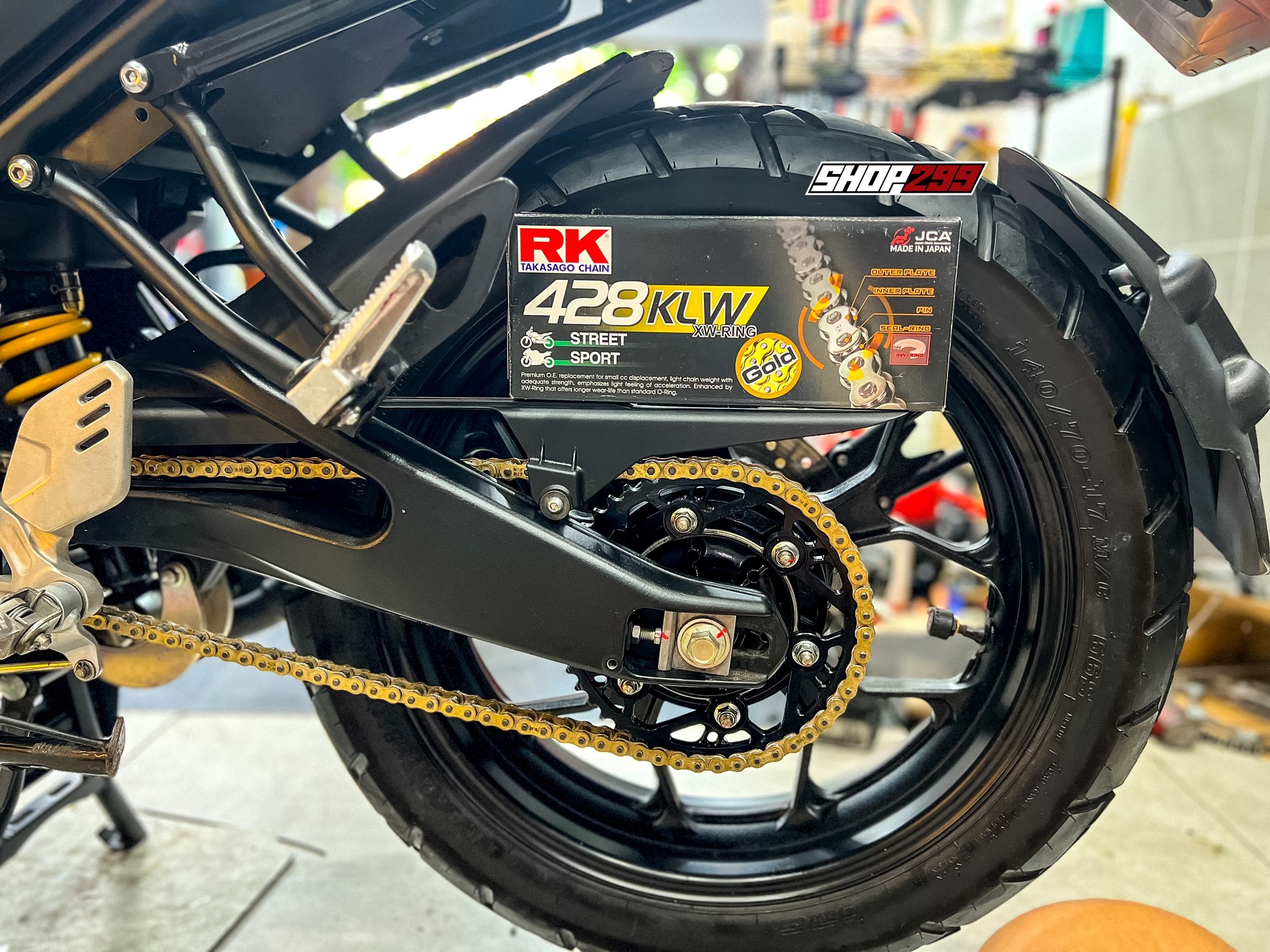 SÊN RK 428 KLW 132L (PHỐT XW-RING) - MÀU VÀNG SÊN RK 428 KLW 132L (PHỐT XW-RING) - MÀU VÀNG