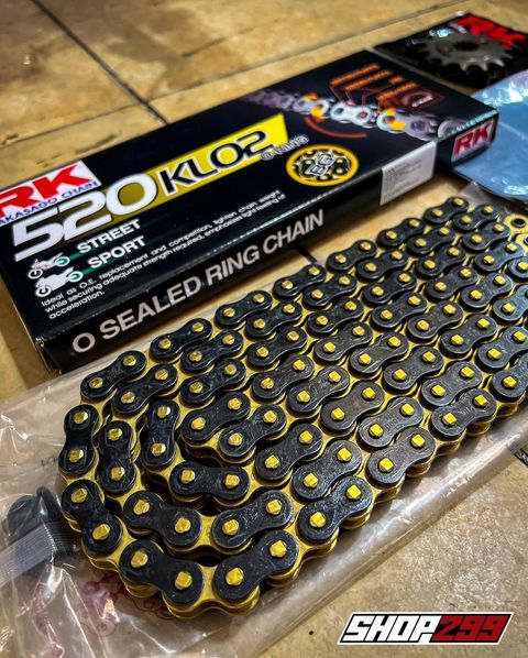 SÊN RK 520 KLO2 120L (PHỐT O-RING) - MÀU VÀNG ĐEN SÊN RK 520 KLO2 120L (PHỐT O-RING) - MÀU VÀNG ĐEN