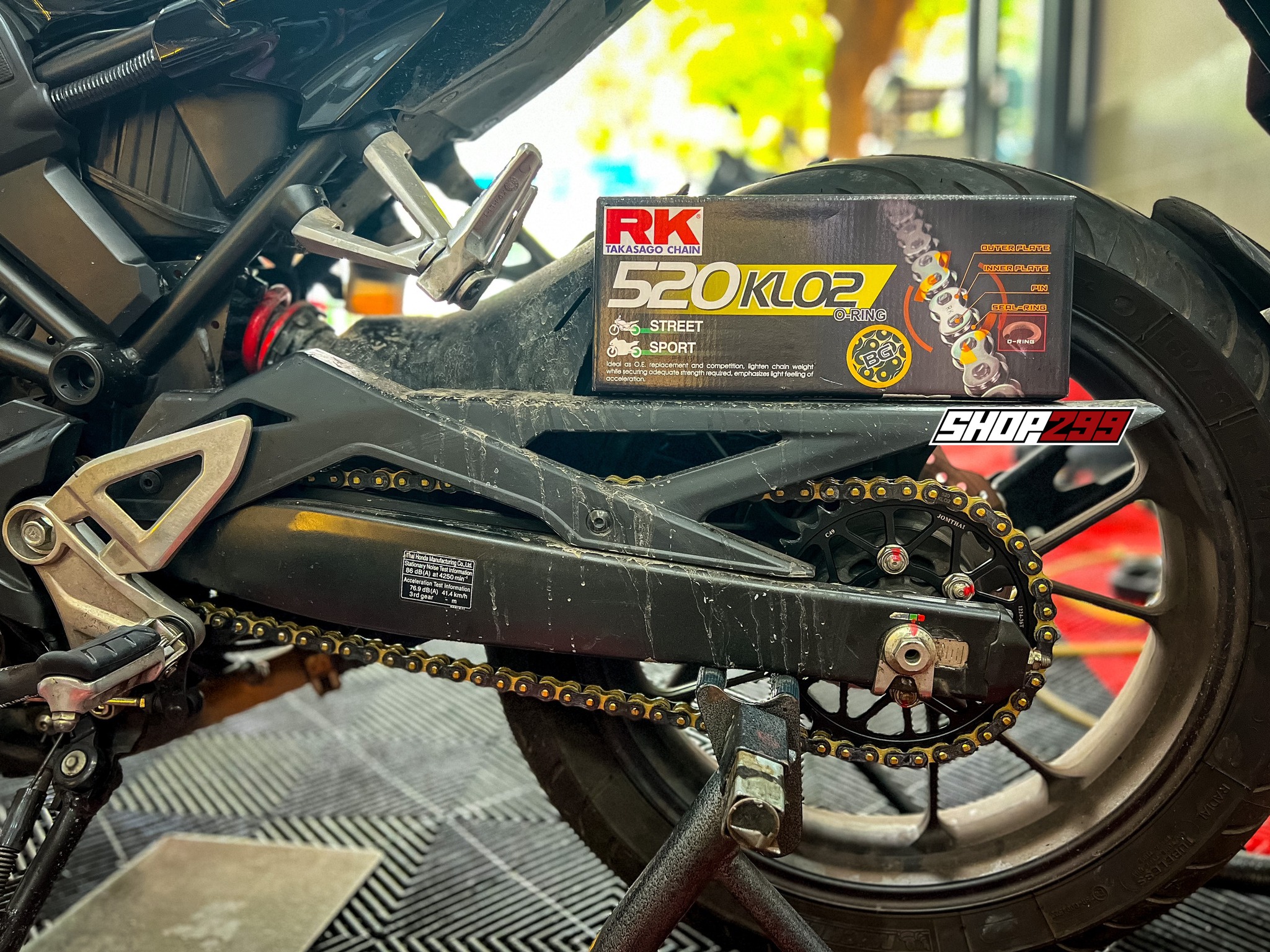 SÊN RK 520 KLO2 120L (PHỐT O-RING) - MÀU VÀNG ĐEN SÊN RK 520 KLO2 120L (PHỐT O-RING) - MÀU VÀNG ĐEN