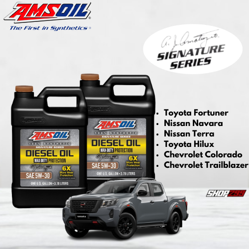 Dầu Nhớt Tổng Hợp 100% AMSOIL SIGNATURE SERIES MAX-DUTY SYNTHETIC DIESEL OIL 5W30 - 3.78L Dầu Nhớt Tổng Hợp 100% AMSOIL SIGNATURE SERIES MAX-DUTY SYNTHETIC DIESEL OIL 5W30 - 3.78L