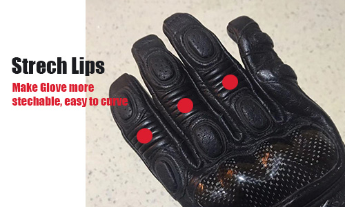 Găng tay xe máy có phần da ở ngón tay có thể co dãn giúp biker thoải mái hơn khi lái xe Găng tay xe máy có phần da ở ngón tay có thể co dãn giúp biker thoải mái hơn khi lái xe