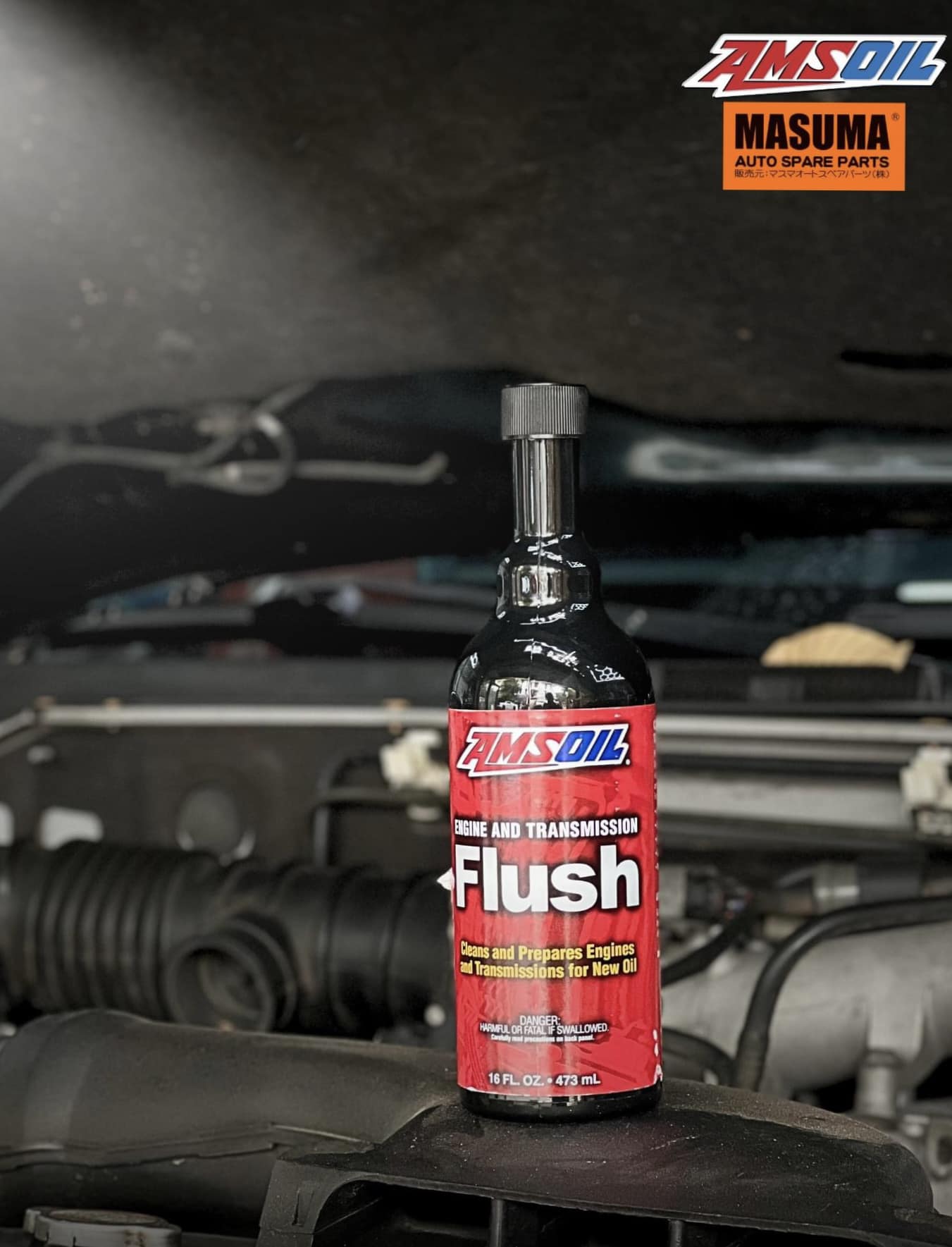 SÚC ĐỘNG CƠ AMSOIL ENGINE AND TRANSMISSION FLUSH 473ML SHOP 299