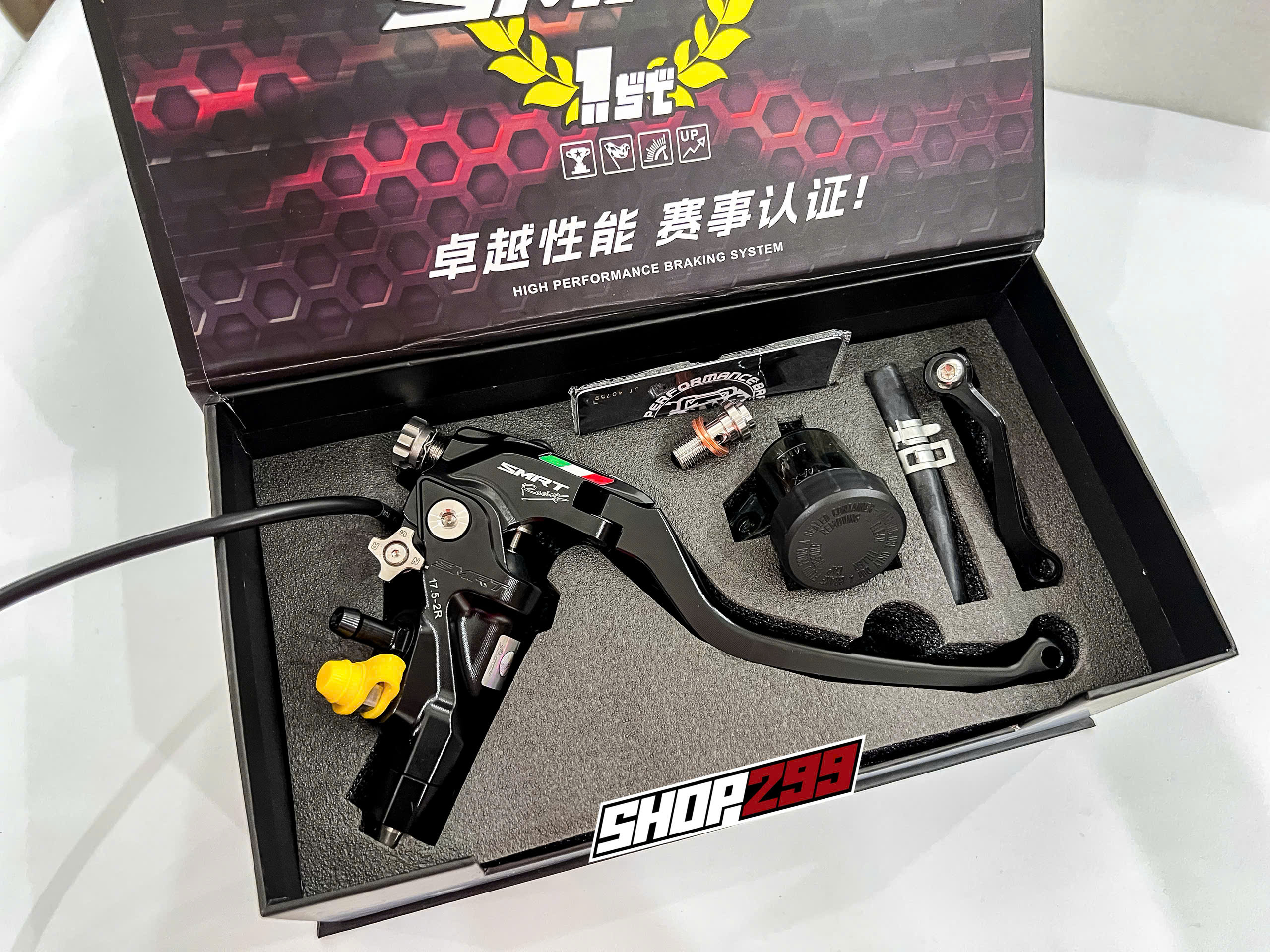 TAY THẮNG SMRT BILLET BÌNH DẦU RỜI KIỂU BREMBO CORSA CORTA RR - FULL ĐEN TAY THẮNG SMRT BILLET BÌNH DẦU RỜI KIỂU BREMBO CORSA CORTA RR - FULL ĐEN