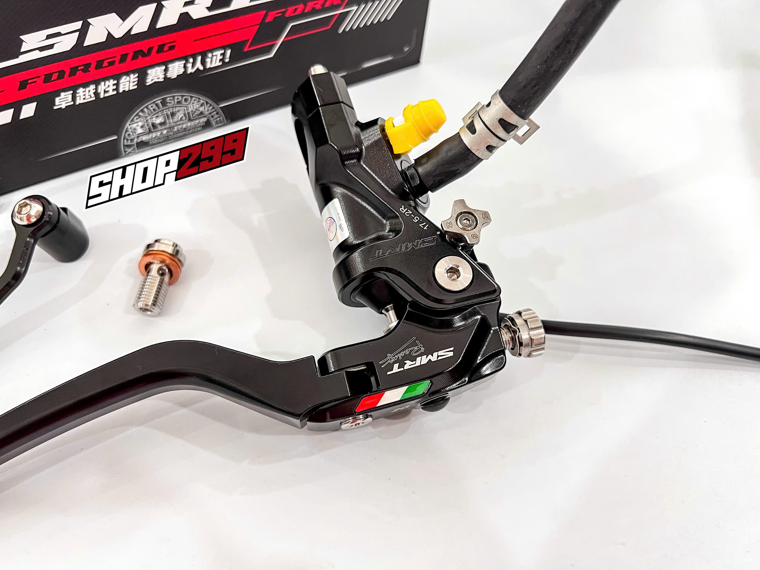 TAY THẮNG SMRT BILLET BÌNH DẦU RỜI KIỂU BREMBO CORSA CORTA RR - FULL ĐEN TAY THẮNG SMRT BILLET BÌNH DẦU RỜI KIỂU BREMBO CORSA CORTA RR - FULL ĐEN