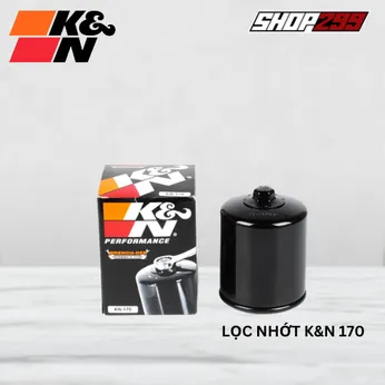 LỌC NHỚT K&N 170 (ĐEN) CHÍNH HÃNG MỸ