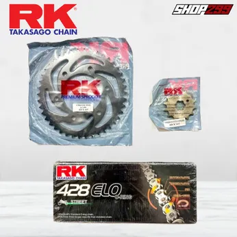 BỘ NHÔNG SÊN DĨA RK CHO EXCITER 150 (CÓ PHỐT CAO SU)
