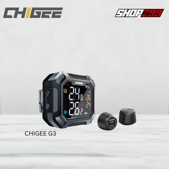 CẢM BIẾN ÁP SUẤT LỐP CHIGEE G3 - VAN NGOÀI - ĐEN