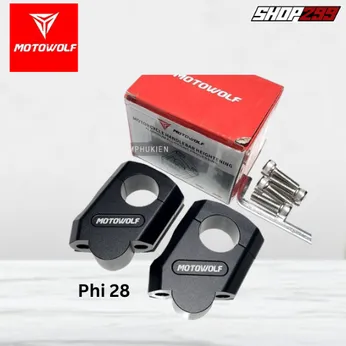 GÙ NÂNG GHI ĐÔNG MOTOWOLF (ĐEN - PHI 28)