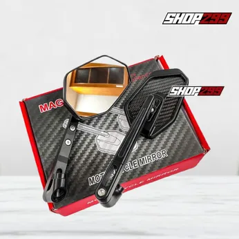 GƯƠNG CHIẾU HẬU MAGAZI CARBON - ĐA GIÁC
