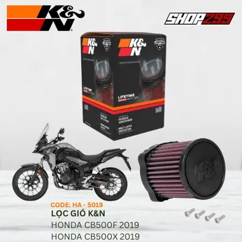 LỌC GIÓ K&N HA-5019 CHO HONDA CB500X / CB500F / CBR500R 2019+/ NX500