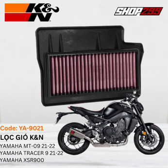 LỌC GIÓ K&N YA-9021 CHO YAMAHA MT-09 / TRACER 9 / XSR900