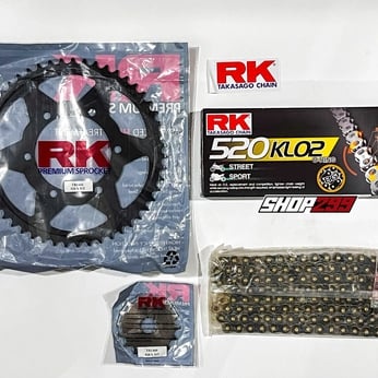 COMBO NHÔNG SÊN DĨA RK CHO TRIUMPH TRIDENT 660 (SÊN RK 520 KLO2 PHỐT O-RING)