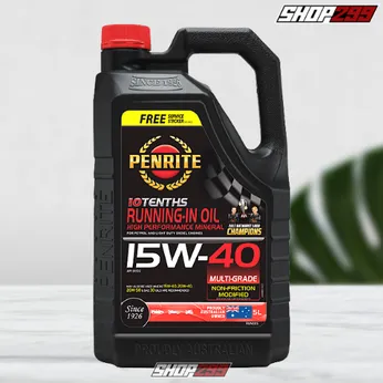NHỚT RÔ ĐAI PENRITE 10 TENTHS RUNNING-IN OIL 15W40 (5L)