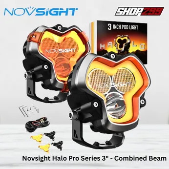 ĐÈN TRỢ SÁNG NOVSIGHT HALO PRO SERIES 3'' - COMBINED BEAM (SPOT + FLOOD) 60W
