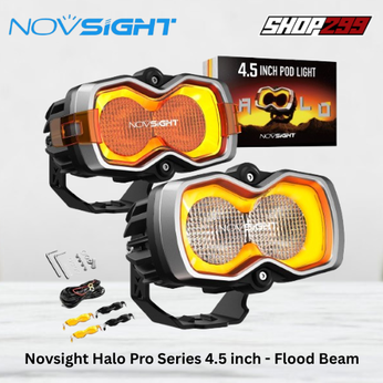 ĐÈN TRỢ SÁNG NOVSIGHT HALO PRO SERIES 4,5 INCH - FLOOD BEAM 40W