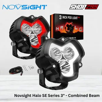 ĐÈN TRỢ SÁNG NOVSIGHT HALO SE SERIES 3'' - COMBINED BEAM (SPOT + FLOOD) 60W