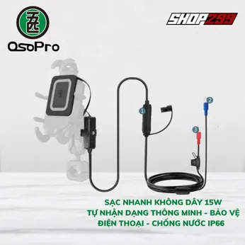 BỘ SẠC NHANH KHÔNG DÂY OSOPRO 15W