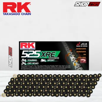 SÊN RK 525 XRE 120L / 130L (PHỐT XW-RING) - MÀU VÀNG ĐEN