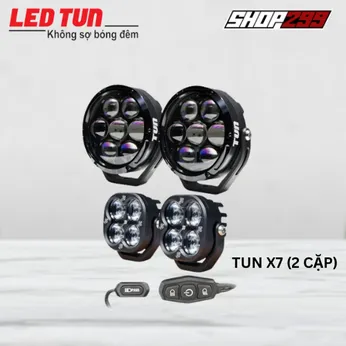 BỘ ĐÈN TRỢ SÁNG TUN X7 (2 CẶP)