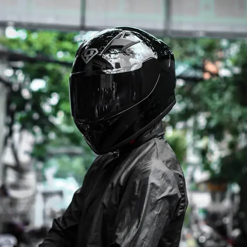 Mũ Fullface Yohe 978 Storm Đen Bóng