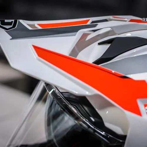 Mũ Dual Sport Yohe 632A Adventure Trắng Đỏ
