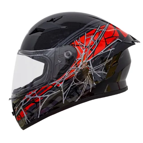 Mũ Fullface Yohe 978 Plus Đen Đỏ