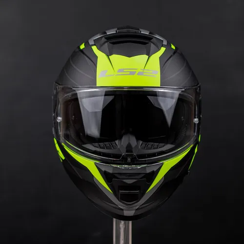 Mũ Fullface LS2 FF800 Storm Xanh Neon Đen Nhám