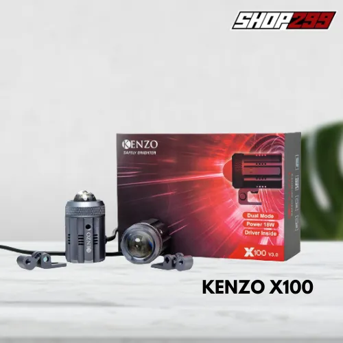 ĐÈN TRỢ SÁNG BI CẦU MINI KENZO X100 V3 (CHÍNH HÃNG)
