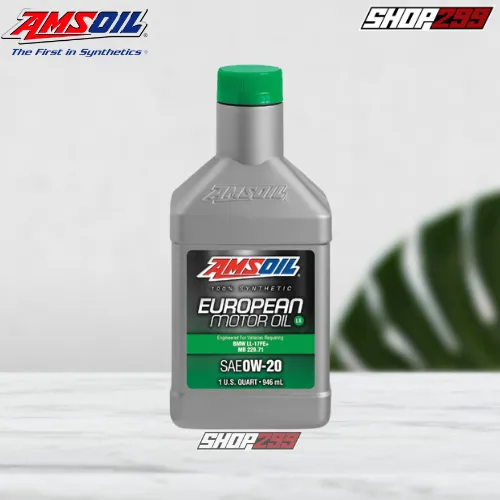 DẦU NHỚT TỔNG HỢP 100% NHẬP KHẨU MỸ AMSOIL EUROPEAN 0W20 - 1 QUART (946ml)