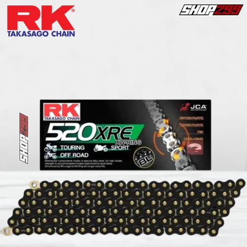 SÊN RK 520 XRE 120L (PHỐT XW-RING) - MÀU ĐEN