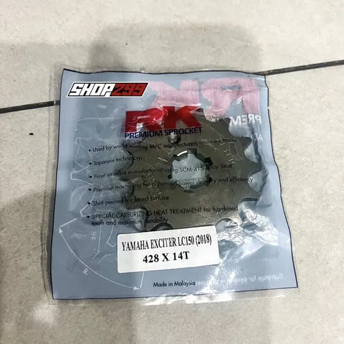 BỘ NHÔNG SÊN DĨA RK CHO EXCITER 150 (CÓ PHỐT CAO SU)