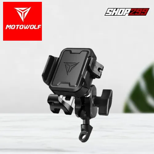 GIÁ ĐỠ ĐIỆN THOẠI CHỐNG RUNG MOTOWOLF MH1 - CHÂN GƯƠNG