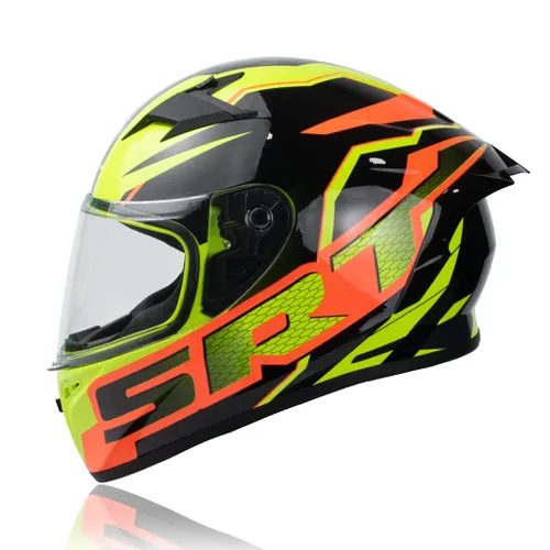 Mũ Fullface Yohe 978 Plus SRT Đen Sọc Vàng