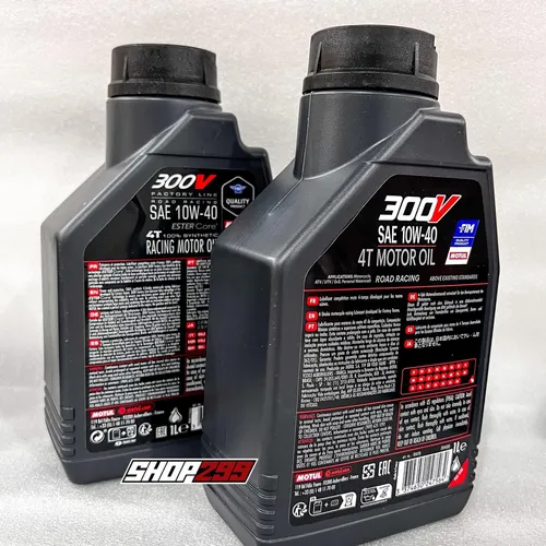 MẪU MỚI 2024 - NHỚT MOTUL 300V 10W40 TEM 3 LỚP NHẬP PHÁP