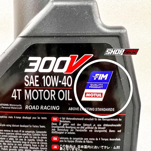 MẪU MỚI 2024 - NHỚT MOTUL 300V 10W40 TEM 3 LỚP NHẬP PHÁP