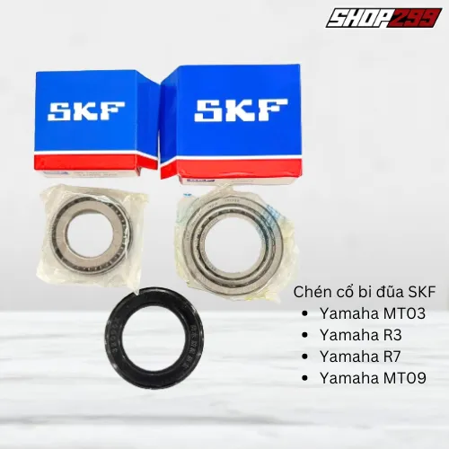 CHÉN CỔ BI ĐŨA SKF - Yamaha MT-03/ R3/ R7/ MT-09