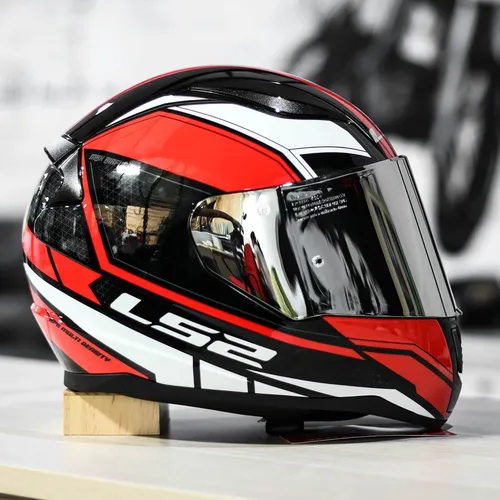 Mũ Fullface LS2 FF353 Rapid Infinity Trắng Đỏ Đen