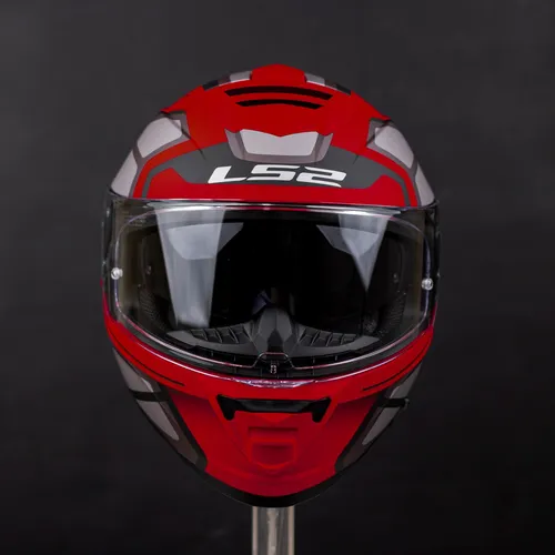 Mũ Fullface LS2 FF800 Storm Đỏ Xám Nhám