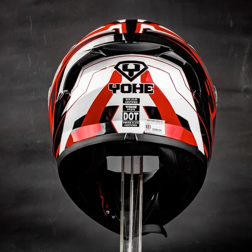 Mũ Fullface Yohe 978 Plus SRT Đỏ Trắng