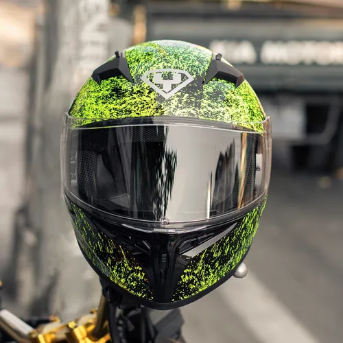 Mũ Fullface Yohe 978 Plus Đen Vàng