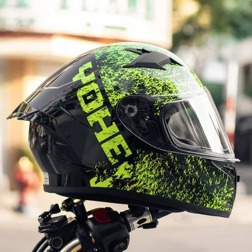 Mũ Fullface Yohe 978 Plus Đen Vàng
